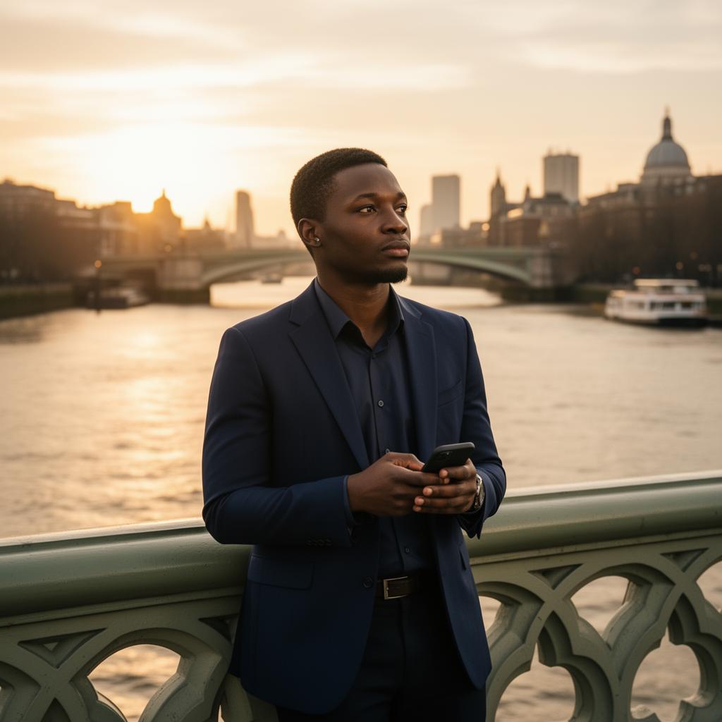 A mentor and mentee connecting across the diaspora